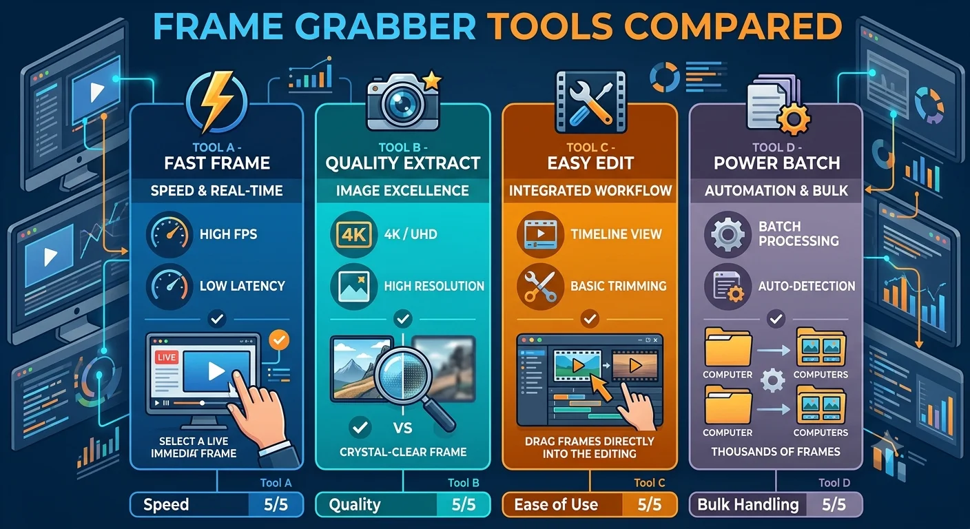 Best Free vs Paid Frame Grabber Tools Compared