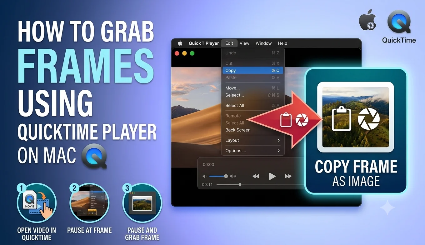 How to Grab Frames Using QuickTime Player on Mac