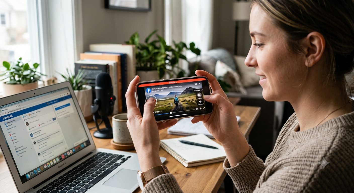 How to Screen Record and Grab a Frame from a Facebook Video