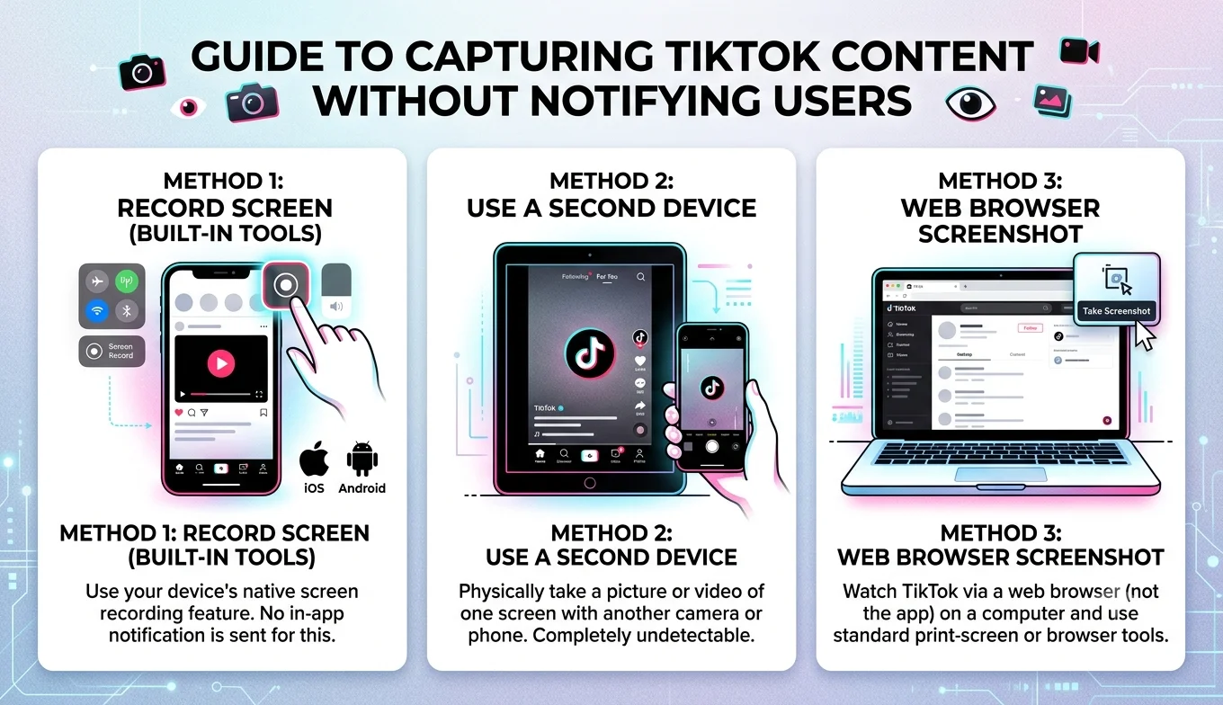 How to Screenshot a TikTok Video Without It Notifying Them