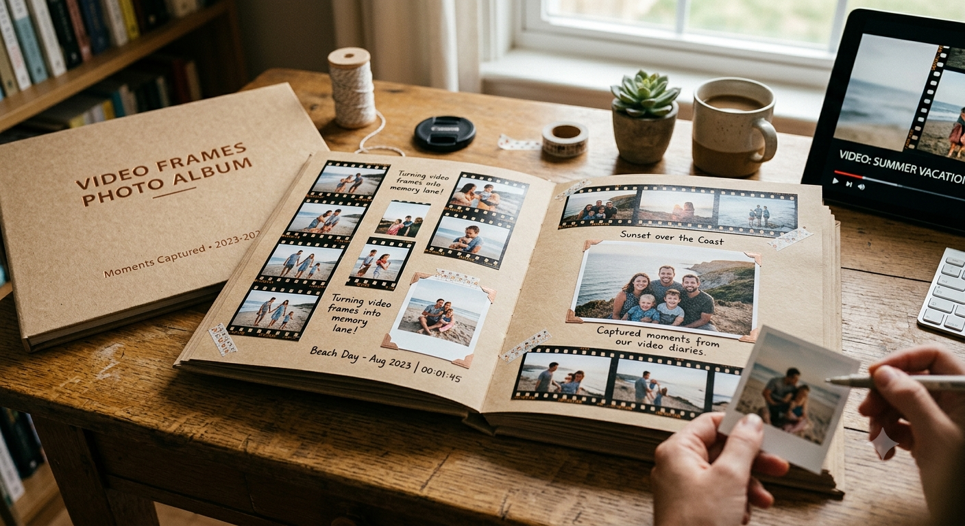 How to Turn Video Frames into a Photo Album