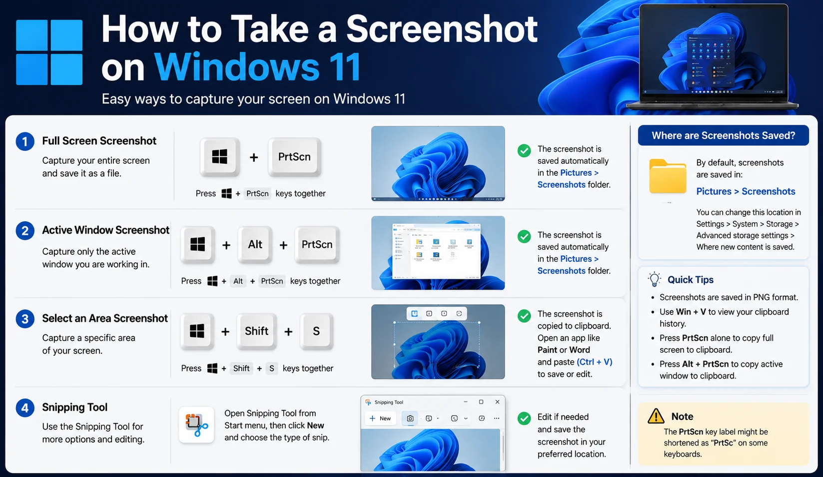 How to Take a Screenshot on Windows 11 (All Methods)